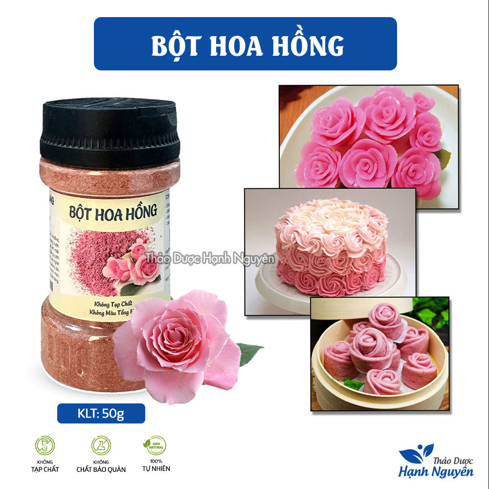 Bột dành dành nguyên chất 100g - Thảo Dược Hạnh Nguyên