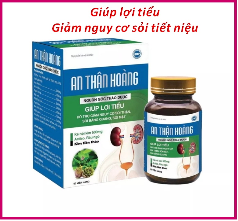 Viên Uống Bổ Thận An Thận Hoàng Với Thành PHần Hoàn Toàn Thảo Dược kim