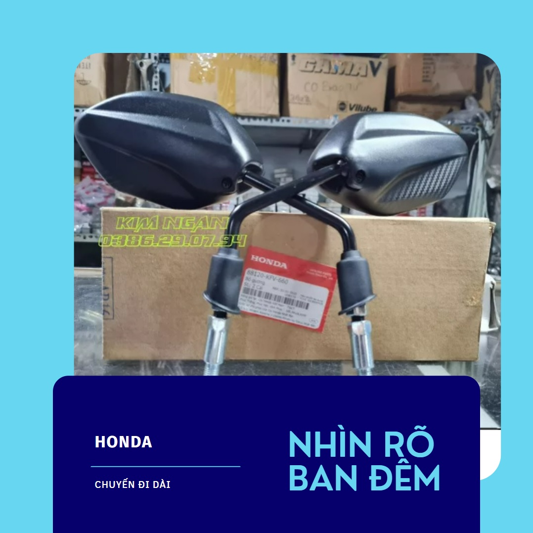 [HCM]Gương (kiếng)chiếu hậu Honda Air Blade đời từ 2016-2019 (mẫu mới)