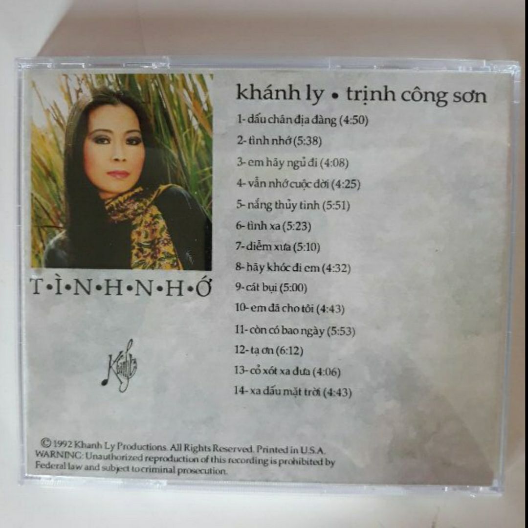 Bộ 5 cd Khánh Ly