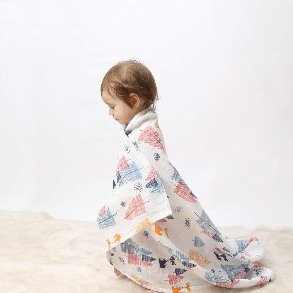 Khăn cuốn  sợi tre organic cotton muslin cao cấp
