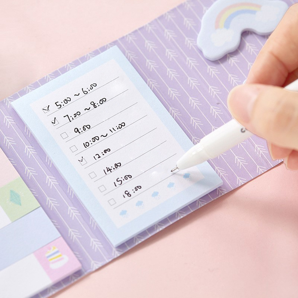 [HCM]Sổ Giấy Sticky Note Unicorns Kỳ Lân (6 Xấp) - Mẫu 3