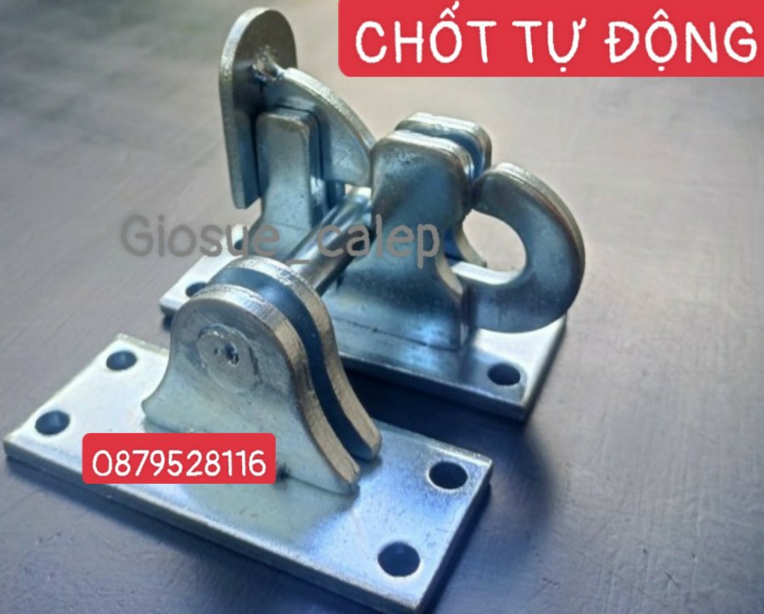 Sale lớn chốt cửa cổng tự đóng, tự động sập lại chốt khoá xi mạ