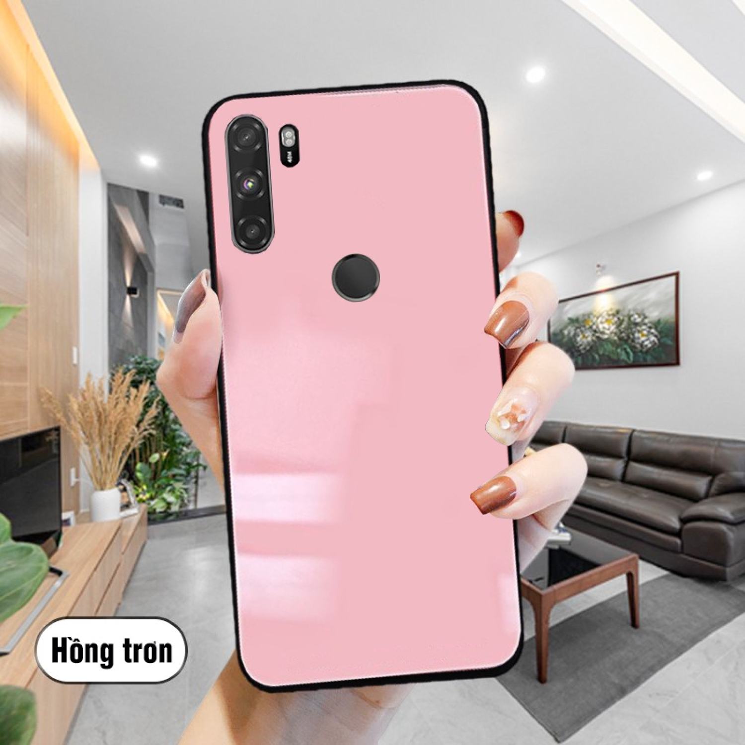 Ốp Lưng VSMART ACTIVE 3 Mặt kính gương sáng bóng cao cấp