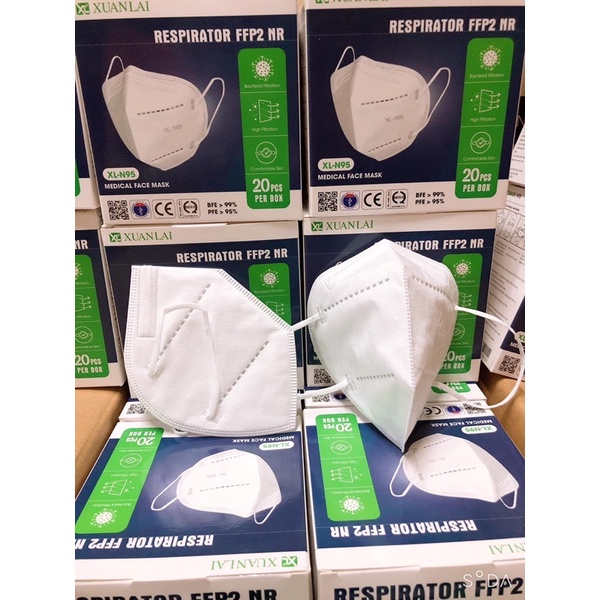 (20 cái) Khẩu Trang N95 Xuân Lai Mask Ko Van Cao Cấp