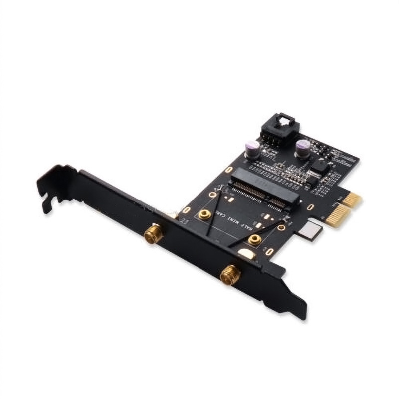 Adapter PCI-E gắn card wifi + bluetooth cho máy tính để bàn
