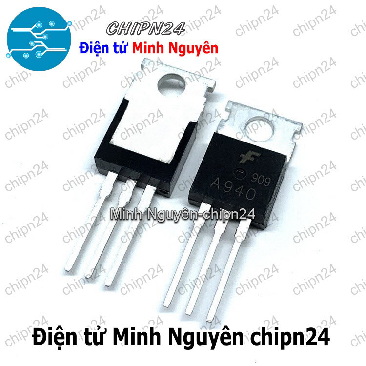 [2 con] (KT1) Transistor A940 TO-220 PNP 1.5A 150V (2SA940 940) - HH005678