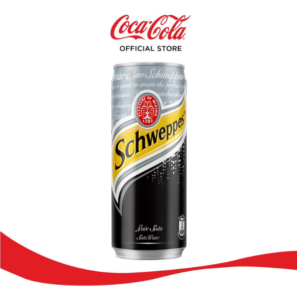 Lốc 24 Lon Soda Water Schweppes (320ml/Lon)