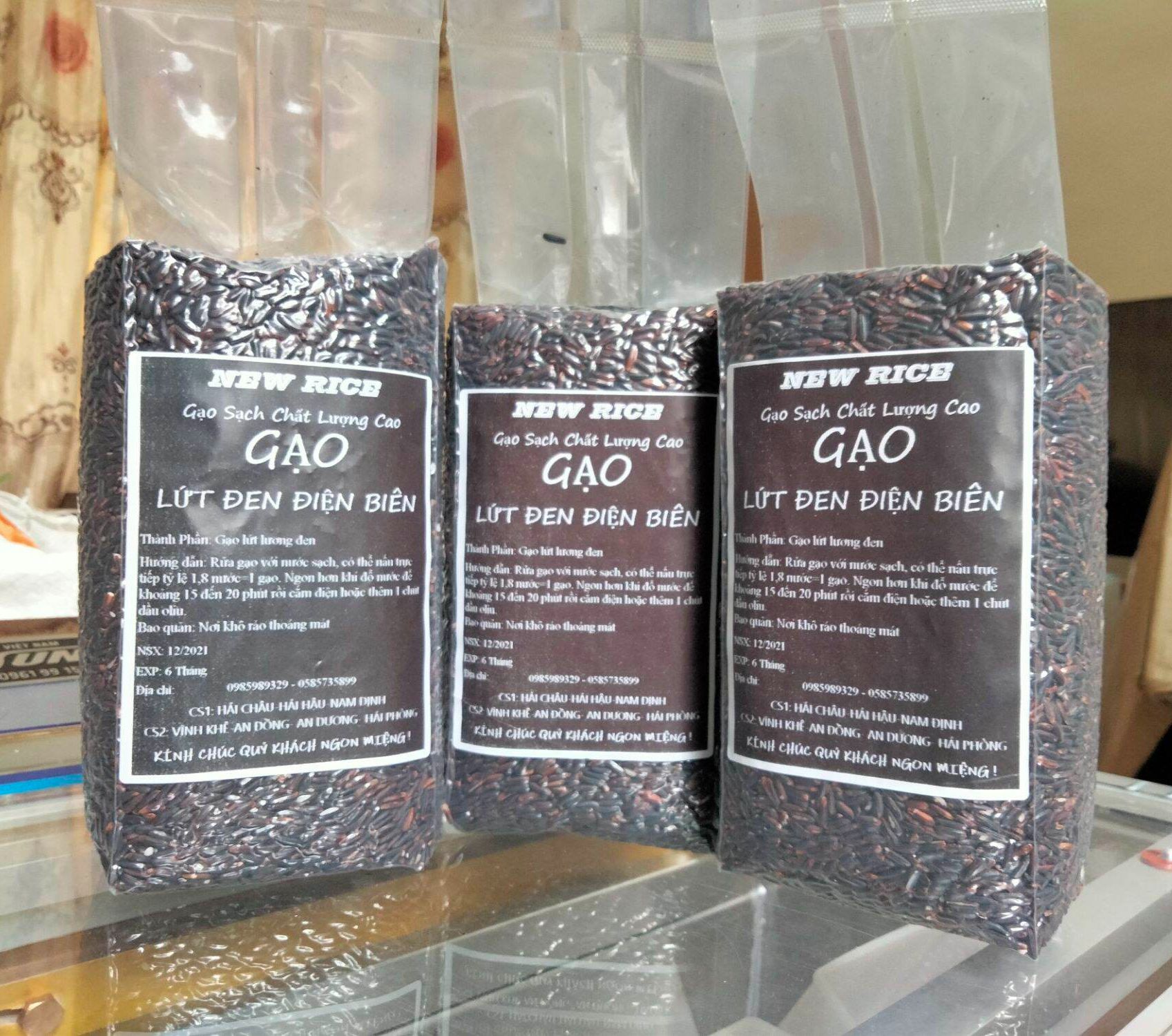 Đặc sản gạo lứt đen Điện Biên (Dẻo Siêu Ngon)