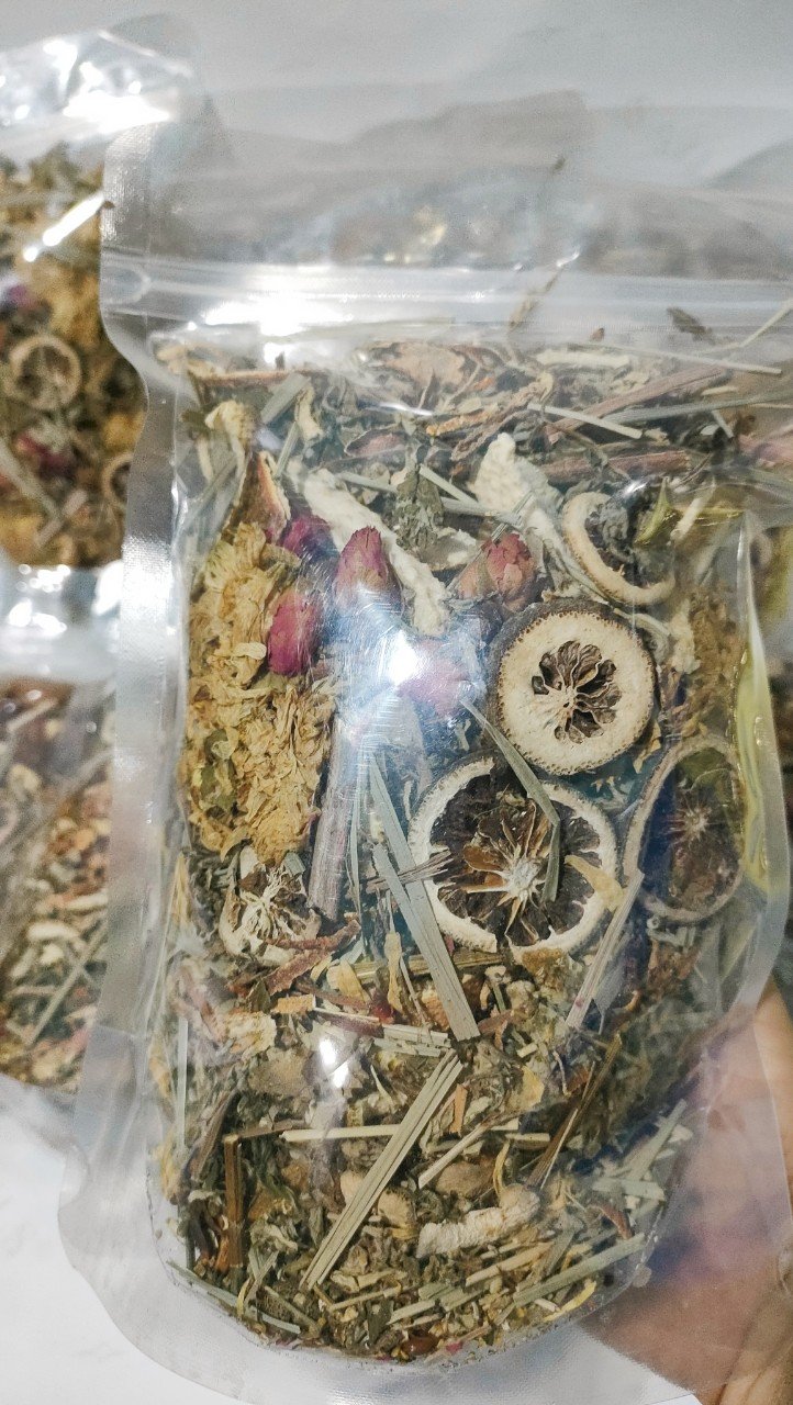 100g - 200gr xông mặt thảo dược giúp thải độc tố làm đẹp da, ngăn ngừa mụn