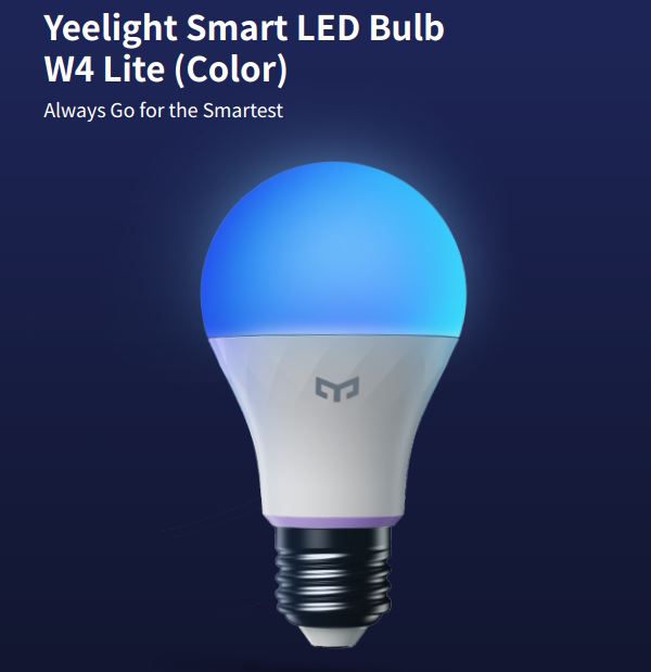 Bóng đèn Led thông minh Yeelight Bulb W4 Lite 9W - RGB 16 triệu màu