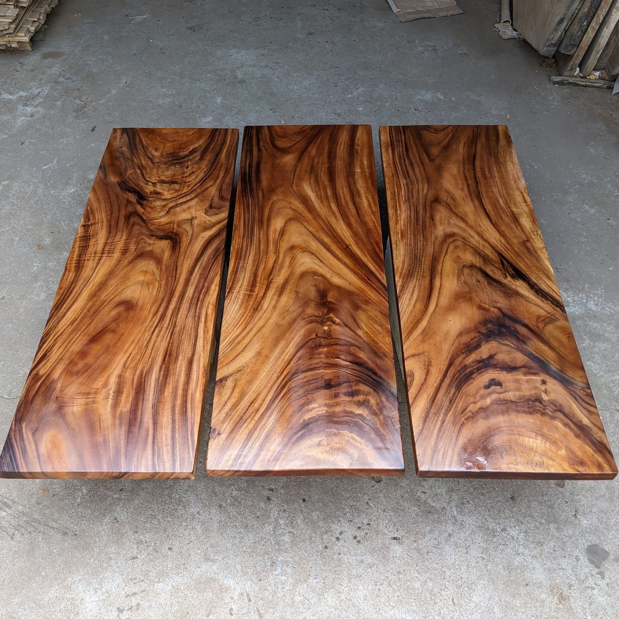 Mặt bàn gỗ me tây 200x60x5cm