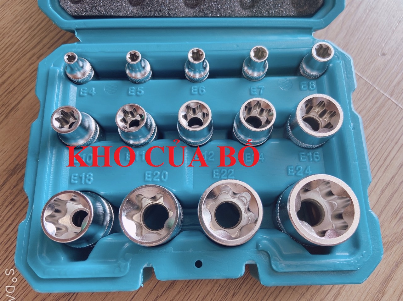 Bộ tuýp hình E 6 cạnh 14 chi tiết Total THKTETS0114
