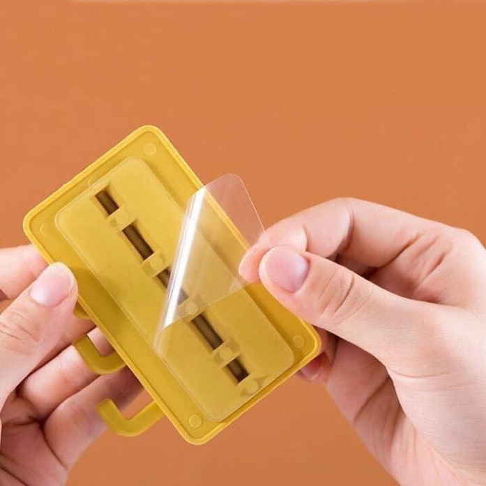 MÓC TREO ĐỒ DÁN TƯỜNG 4 NHÁNH ĐA NĂNG .ĐTVM