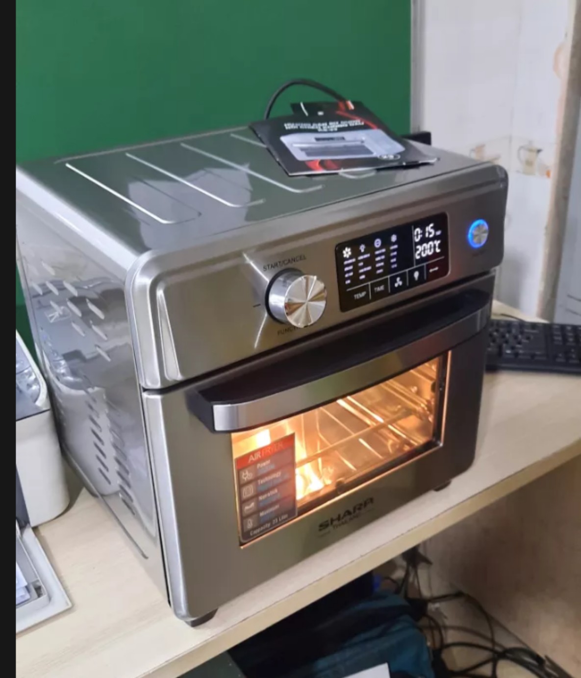 Nồi chiên không dầu lò nướng KS23 Sharp