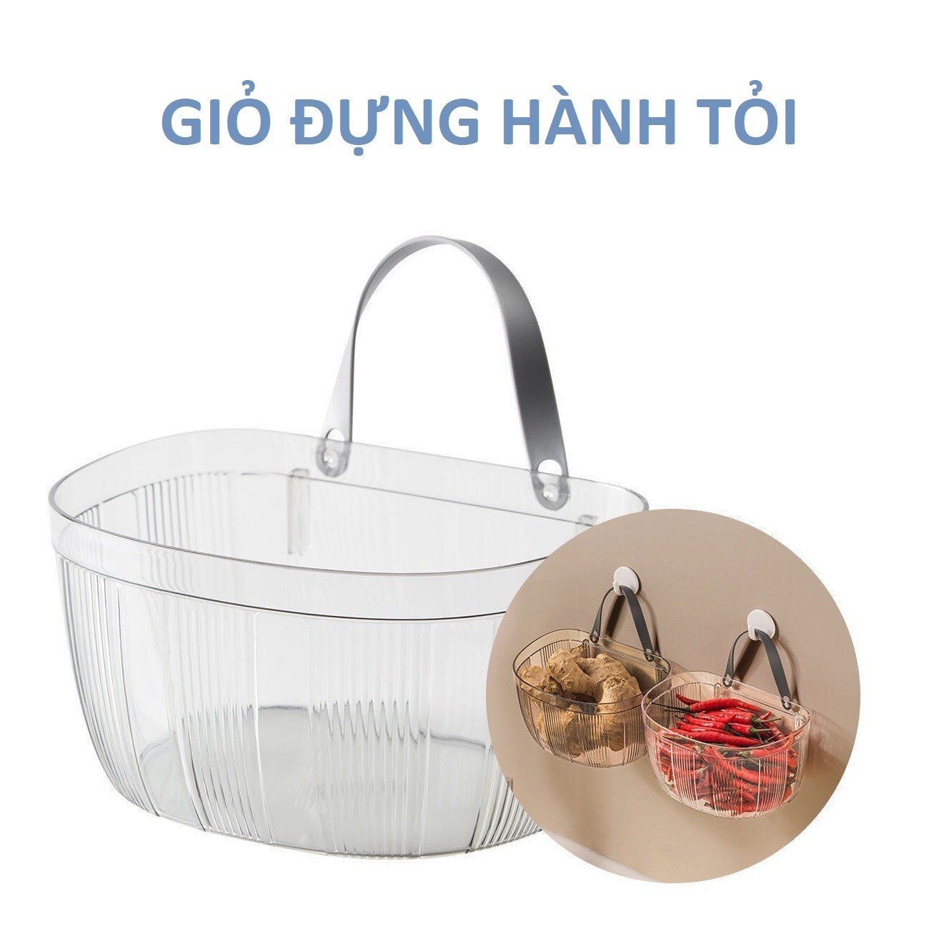 Giỏ treo tường, dán tường tiện lợi đựng hành tỏi phòng bếp, đựng đồ dùng nhà tắm tiện dụng, giỏ treo gia vị, giỏ đựng bông tắm, giỏ đựng đồ nhà bếp, giỏ đựng đồ nhà tắm, giỏ treo tường, giỏ, túi đựng