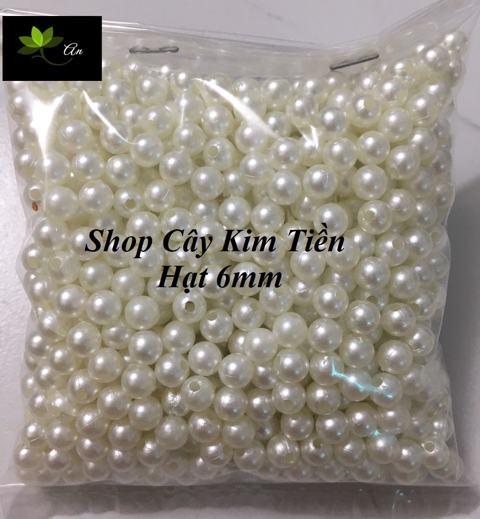 hạt cườm trắng 10mm, 8mm,6mm
