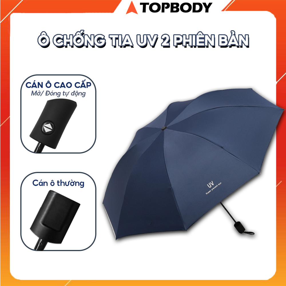 Ô Gấp Gọn Phủ Lớp Chống Tia UV, Dù Che Nắng