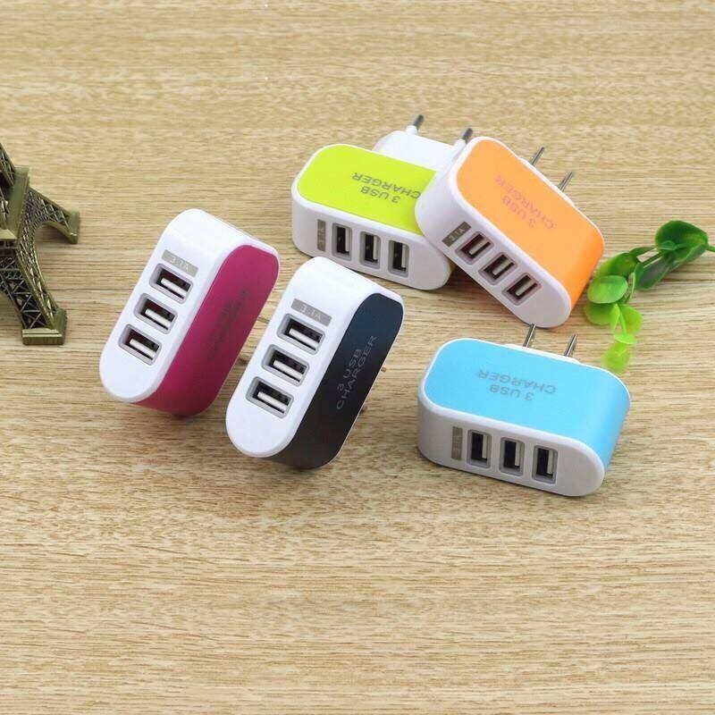 CÓC SẠC 3 CỔNG USB GIÁ RẺ.