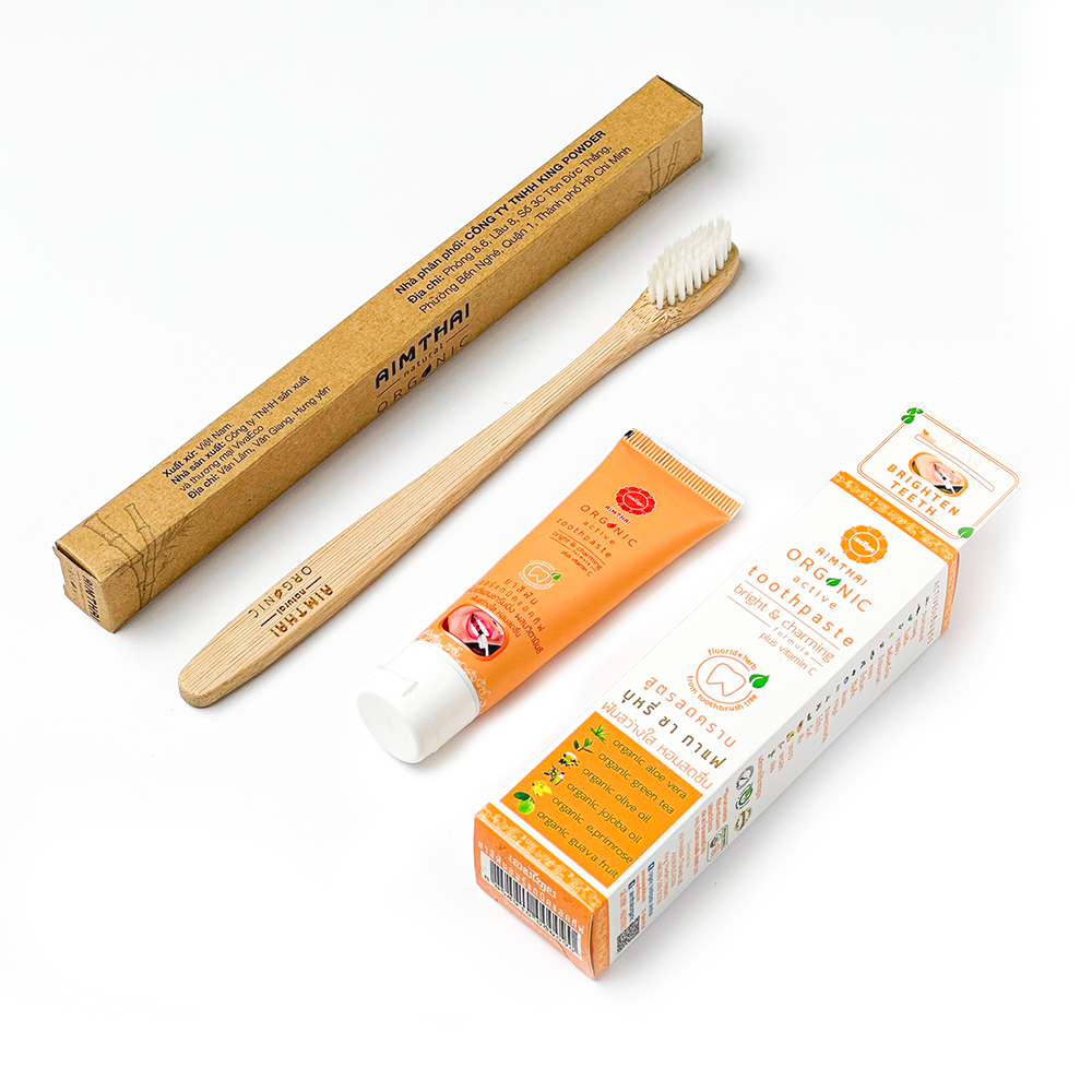 Set du lịch Travel Kit AimThai - Bộ chăm sóc răng miệng gọn nhẹ