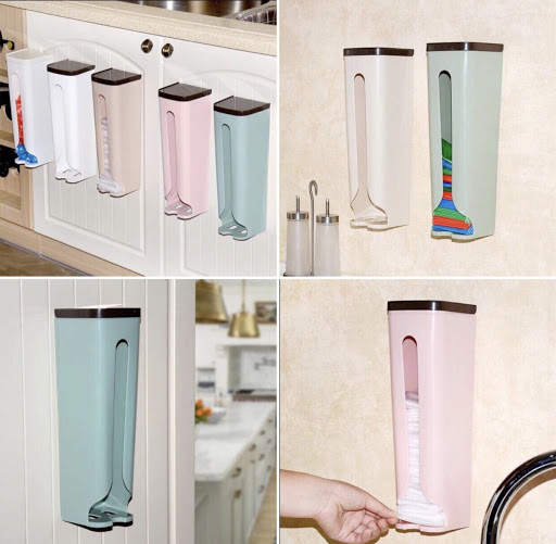 Hộp đựng túi nilon bông tẩy trang tiện dụng