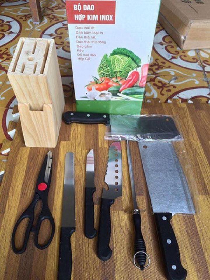Bộ dao inox nhiều món