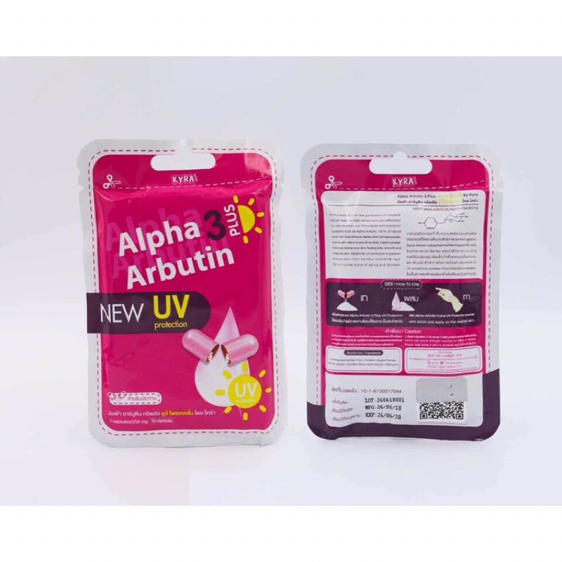 Viên Kích Trăng Alpha Arbutin Uv Thailand