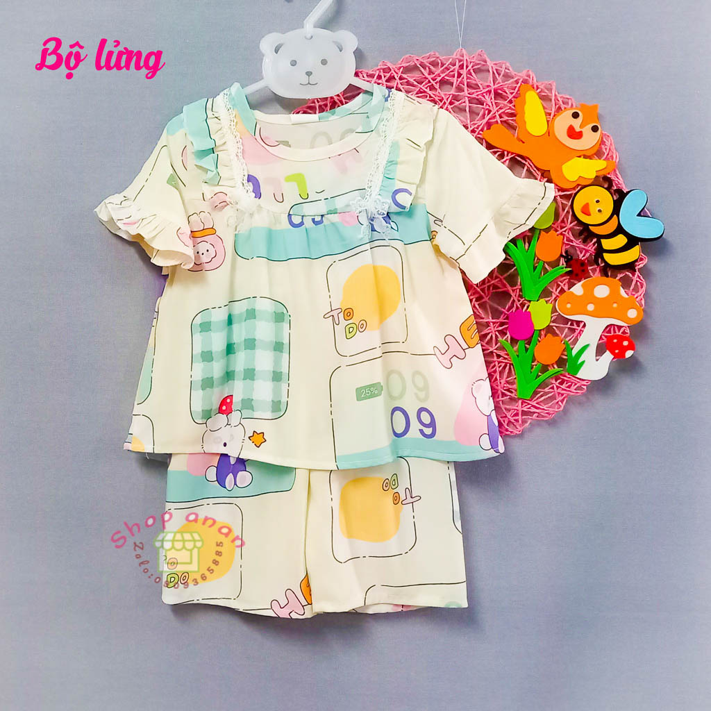 [18-19kg]Bộ tole đùi/lửng bé gái 18-19kg