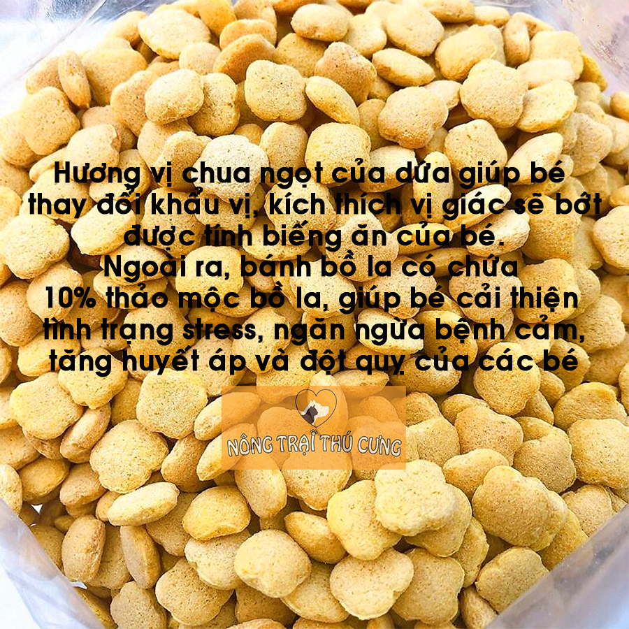 Bánh Bồ La Vị Dứa Cho Hamster - 25g - [Nông Trại Thú Cưng]