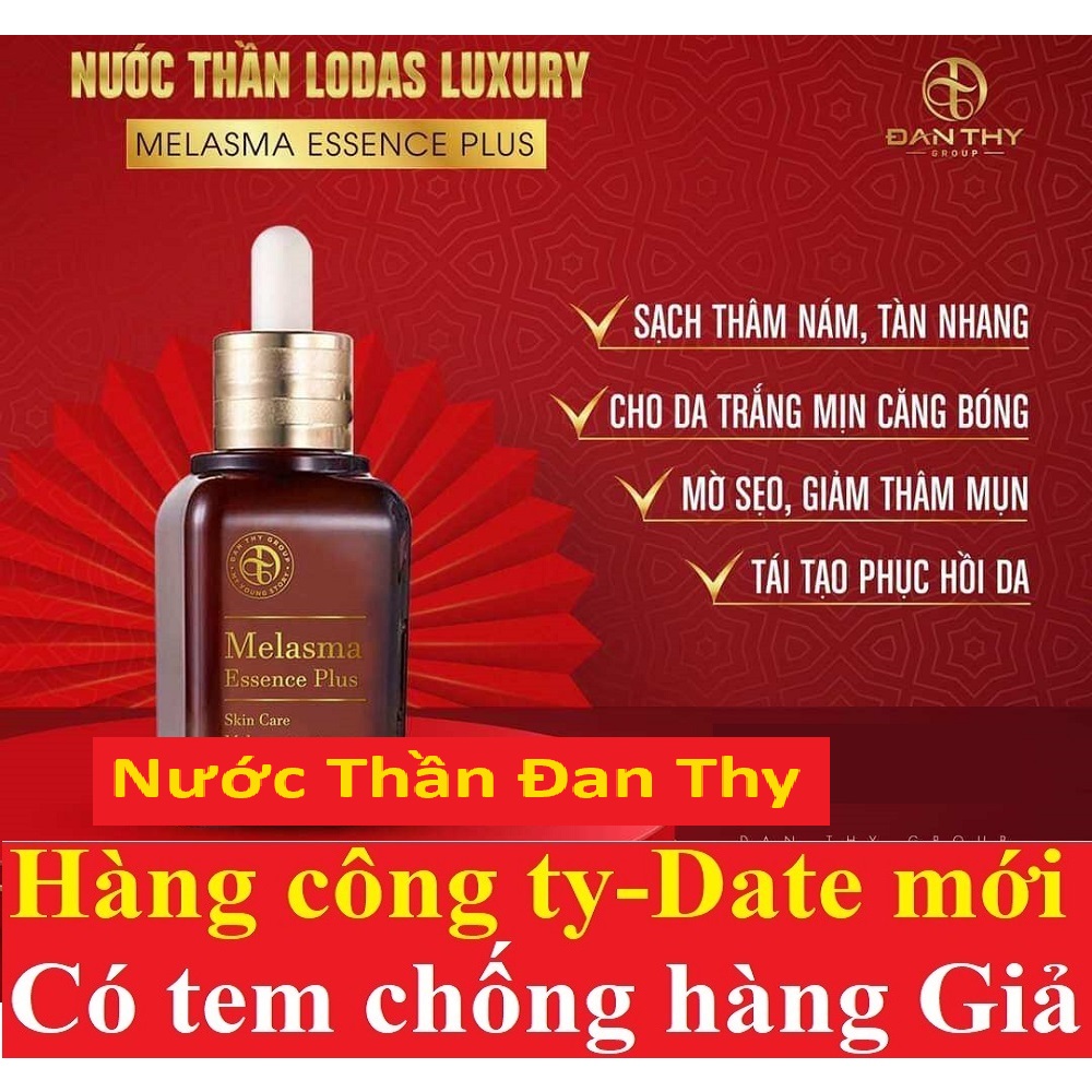 [SIZE TO 30ML] Serum Nám Lodas melasma Esence Plus nước thần Đan thy 10/30ml (new gold)