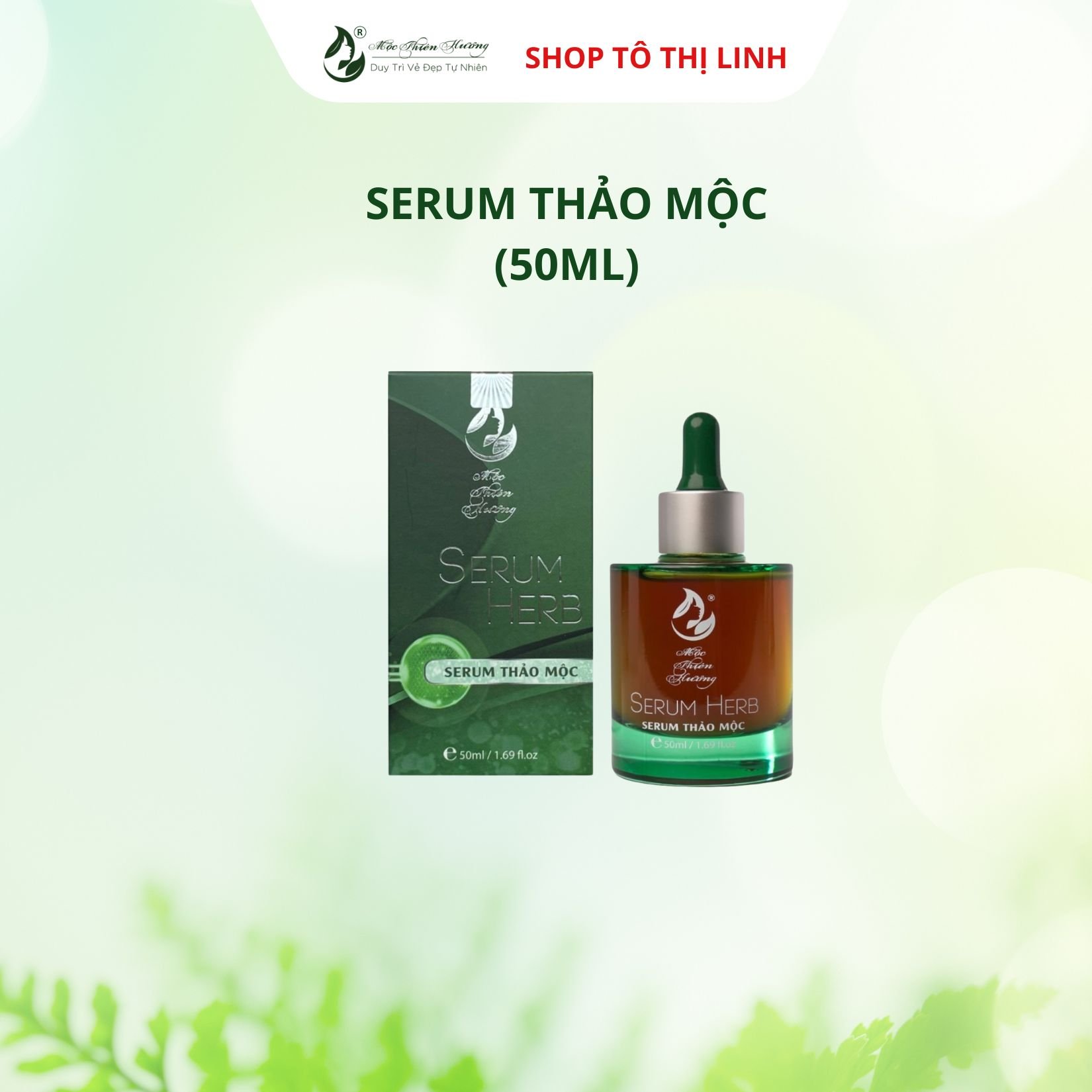 Serum Thảo Mộc Đánh Bay Các Loại Mụn Thâm, Nám Tàn Nhang Cho Da Nặng 100ml - Mộc Thiên Hương