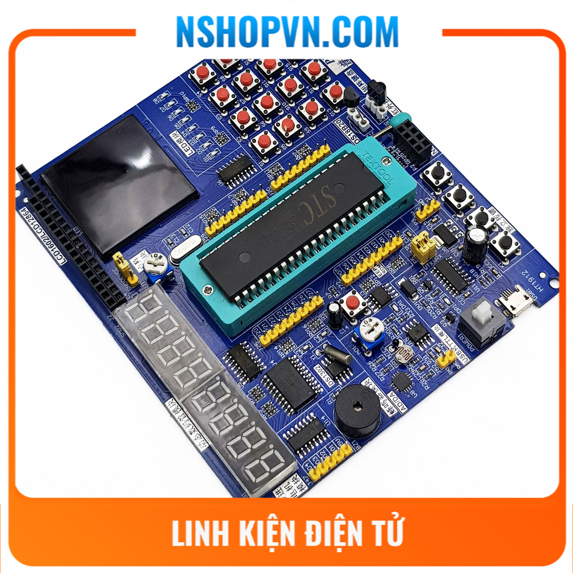 Kit học tập phát triển 8051 đa chức năng