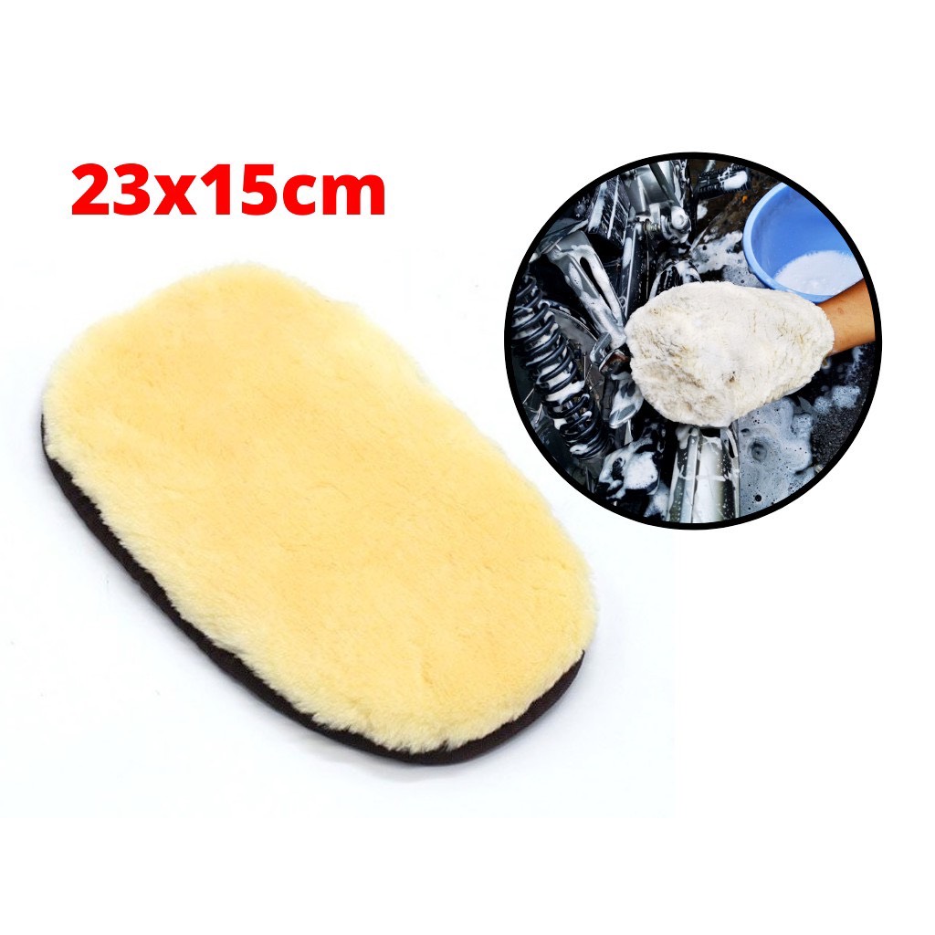 Găng tay rửa xe lông cừu - Găng tay rửa xe chuyên dụng lông cừu