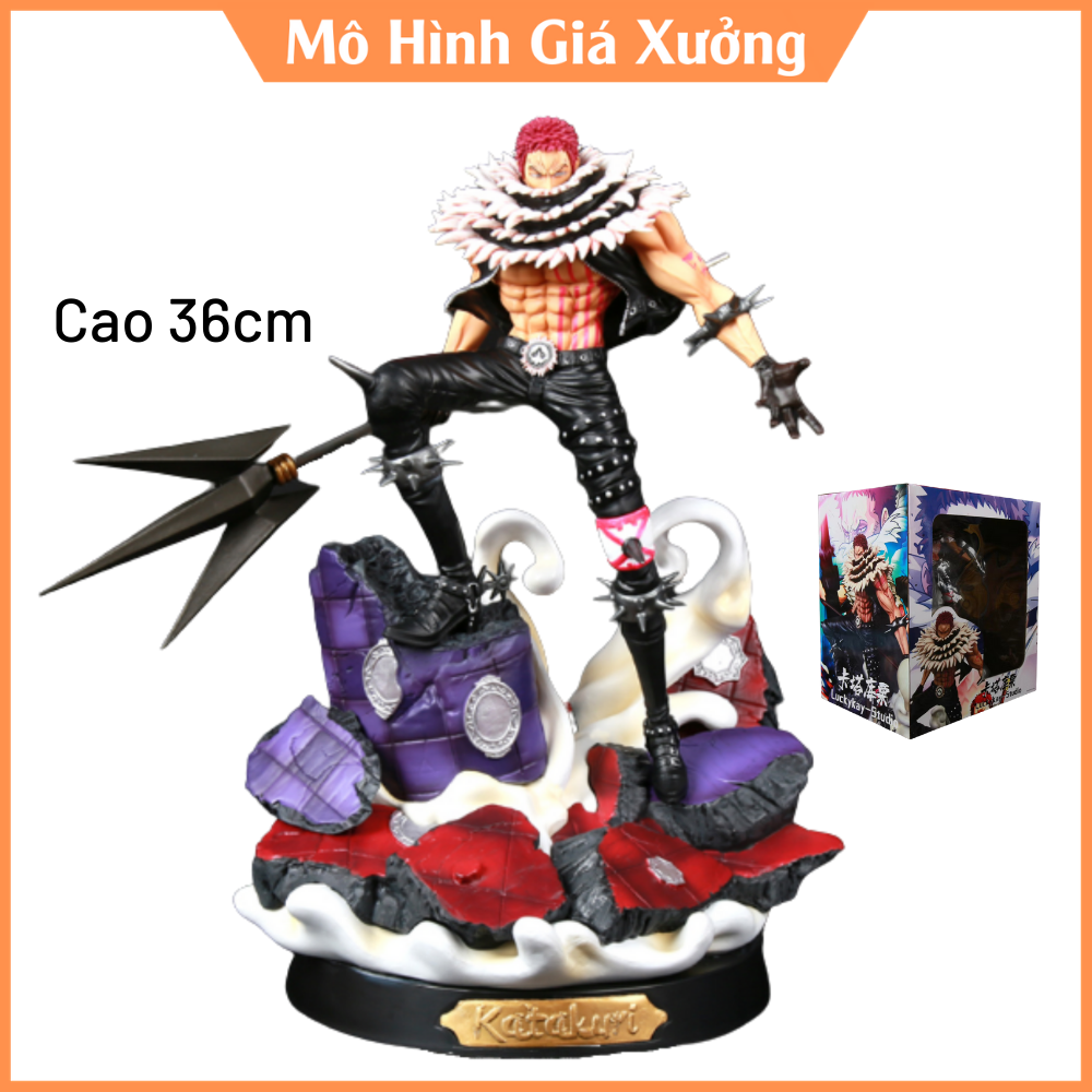 [Hoàn Tiền 10%]Mô Hình Charlotte Katakuri Cao 36cm Trạng Thái Chiến Đấu Ngọt POP con trai Big Mom - Figure Tượng One Piece