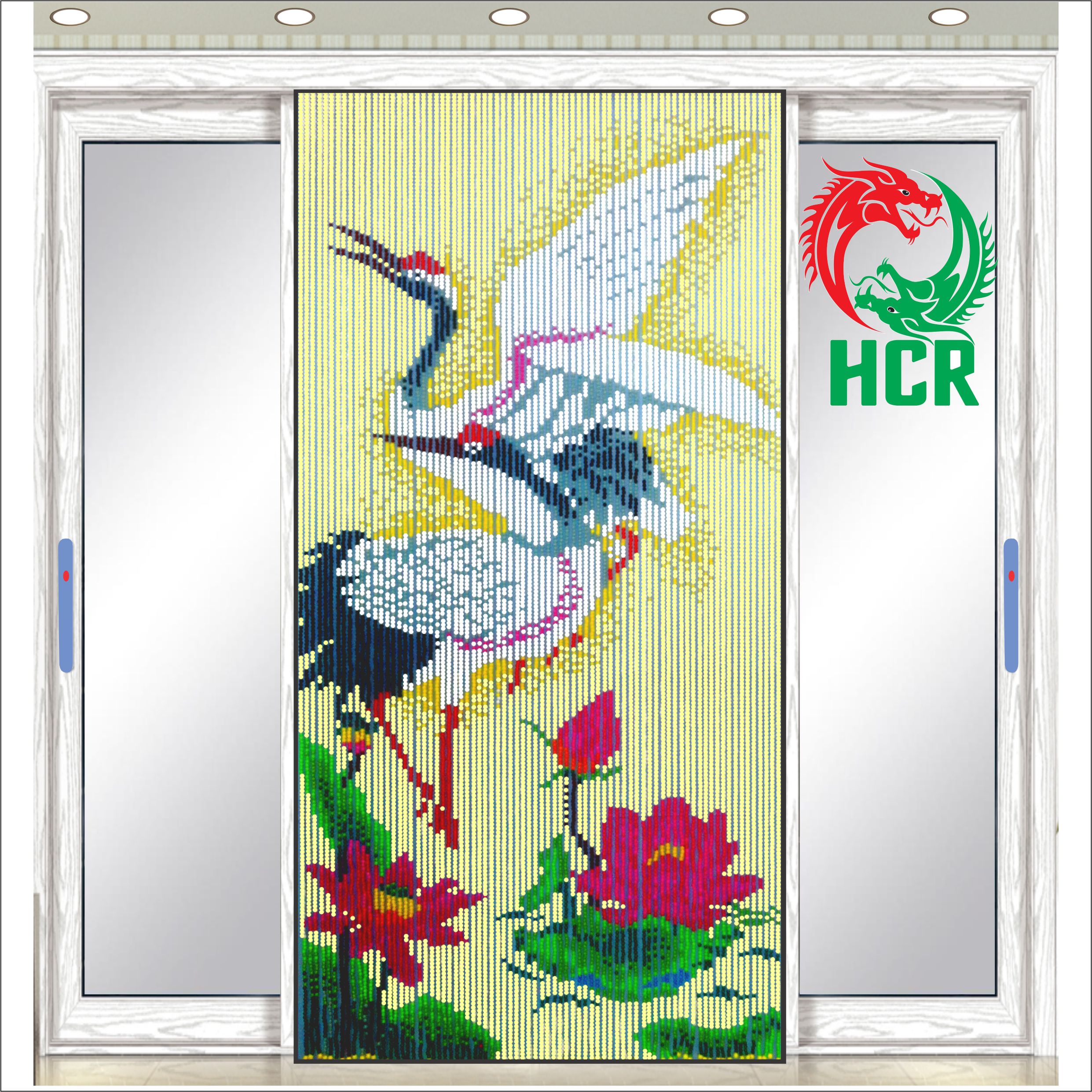 Màn hạt nhựa - Công ty Hai Con Rồng - Code 833 Hạc Bay