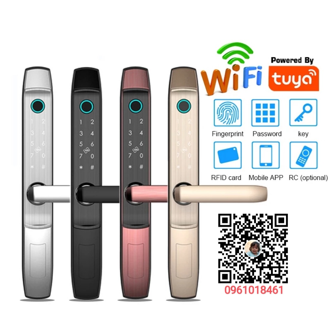 [Trả góp 0%]Khoá Tuya Wifi A2 Aluminium Door