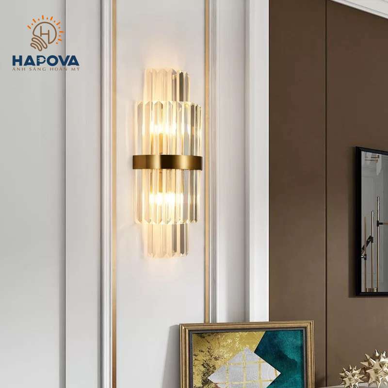 Đèn tường phòng ngủ pha lê HAPOVA NICA PH1B