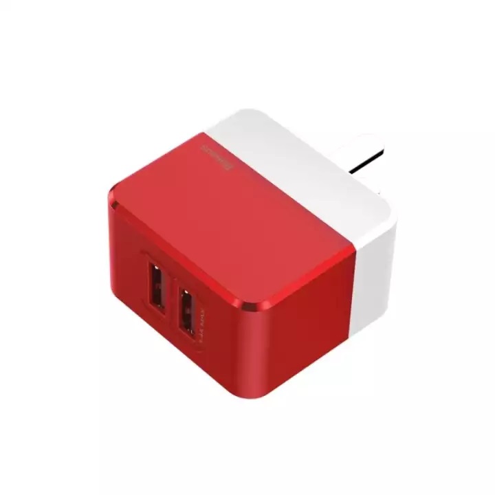 Củ sạc nhanh đa năng 2 cổng USB Mini Square Dual-U Chager (Hỗ trợ sạc nhanh 3.4A Max)