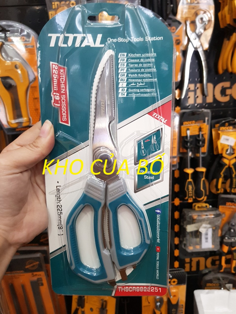Kéo nhà bếp 225mm total thscrs822251