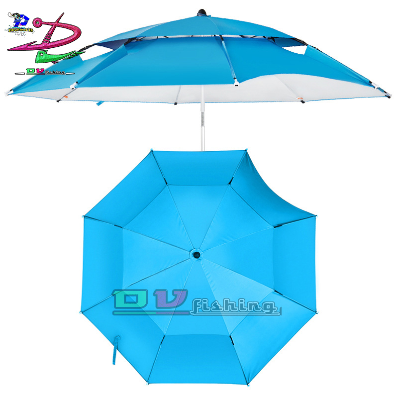 Ô câu cá, Ô Dù câu cá. Hai màu, Che Nắng Mưa Đường Kính 1m8.- 2M6