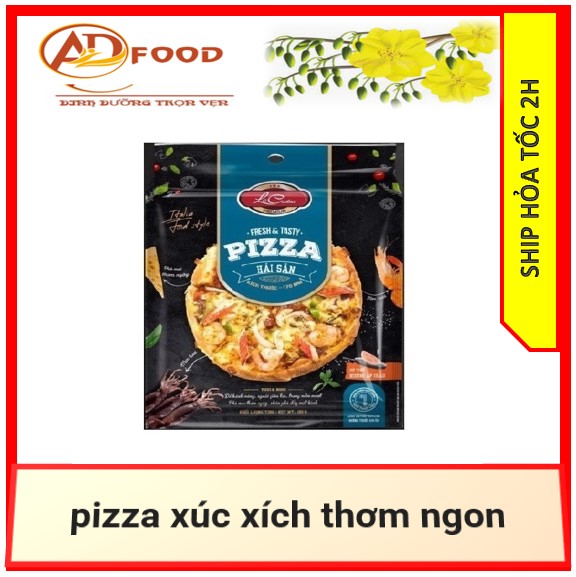 Pizza xúc xích thơm ngon 140g size 15