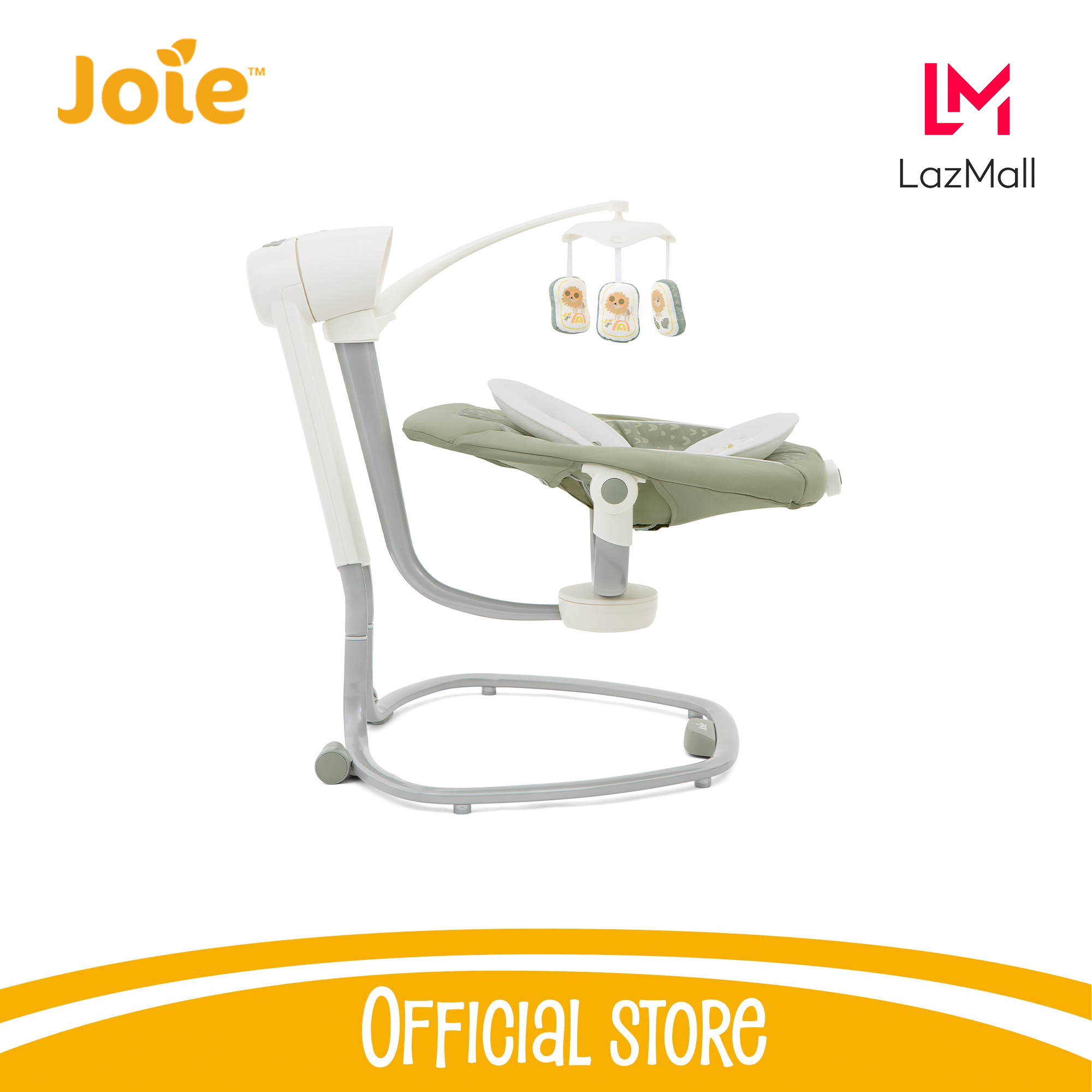 Nôi đưa trẻ em Joie Serina Swivel