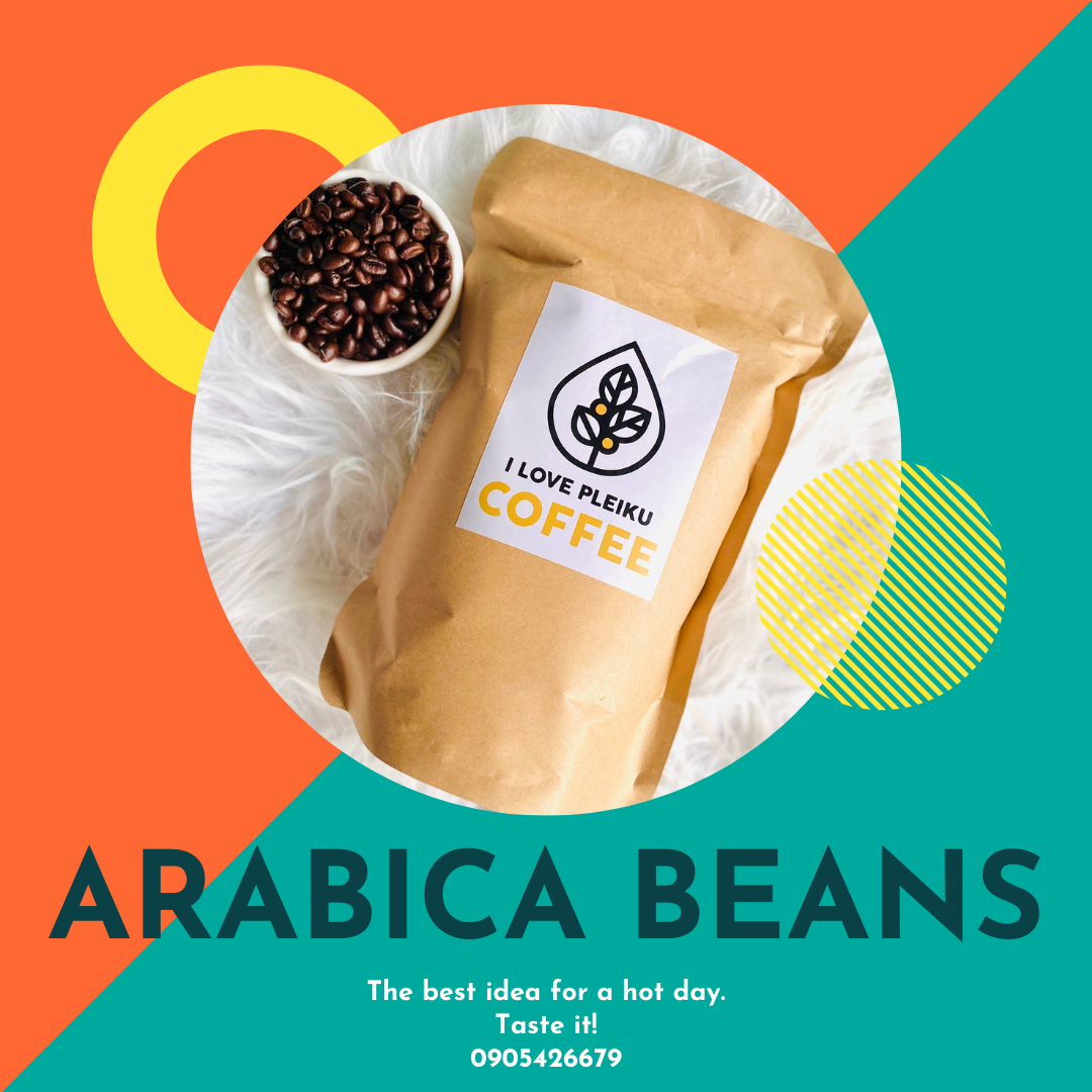 Cà phê hạt Arabica rang mộc nguyên chất