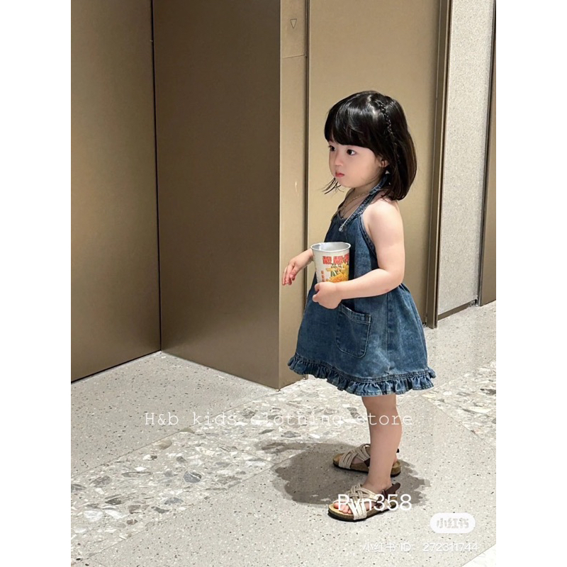 [SET BÉ GÁI] Yếm bò đuôi cá cực điệu cho bé gái (8-25kg)