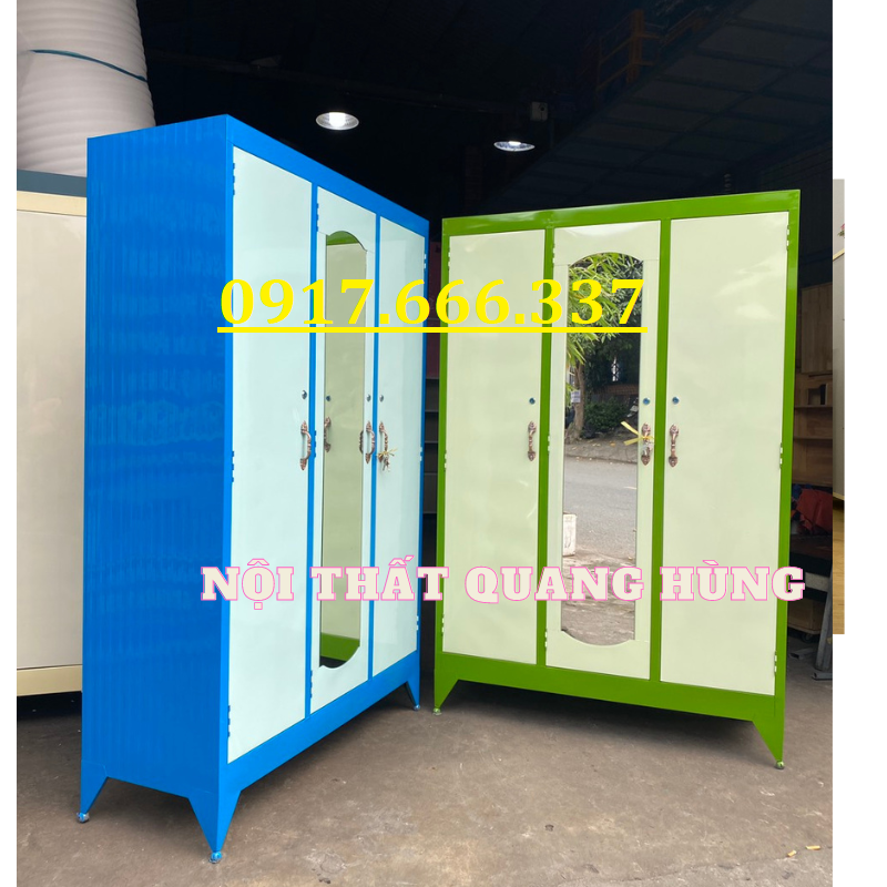 TỦ SẮT 3 CÁNH CAO CẤP GIAO NHANH HCM