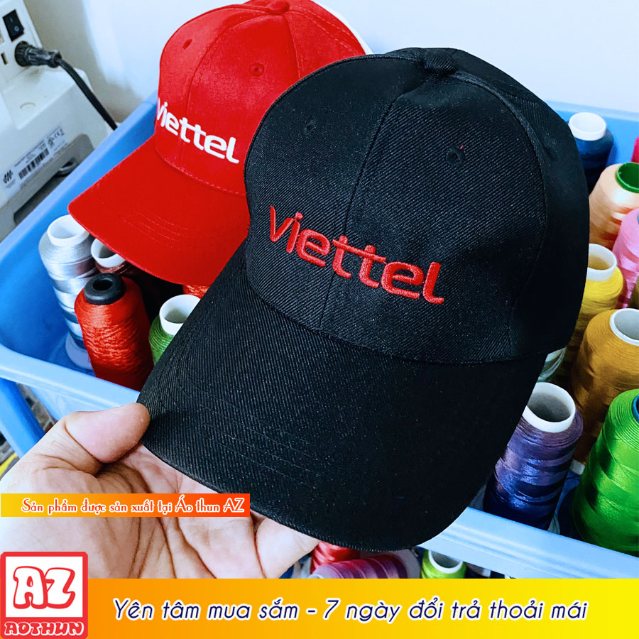 Nón kết thêu logo Viettel AT42