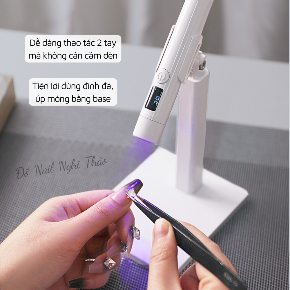 Chân đế kẹp đèn hơ móng mini PISAN