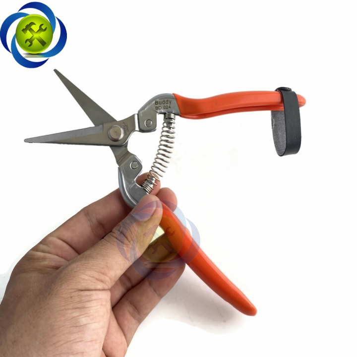 [HCM]Kéo cắt cành Buddy BD024 195mm mũi nhọn thẳng