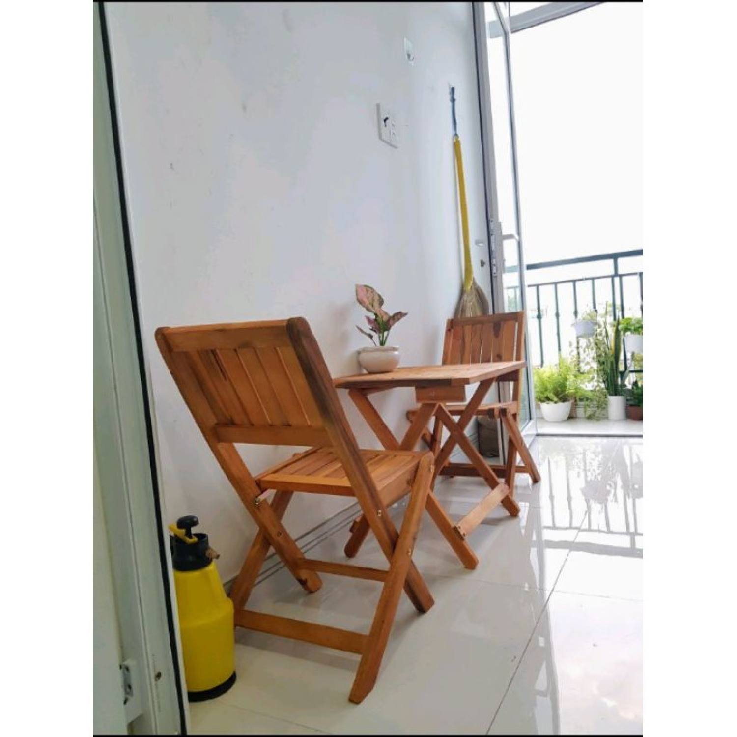 Ghế gỗ mini xếp gọn bệ ngồi cao 35cm
