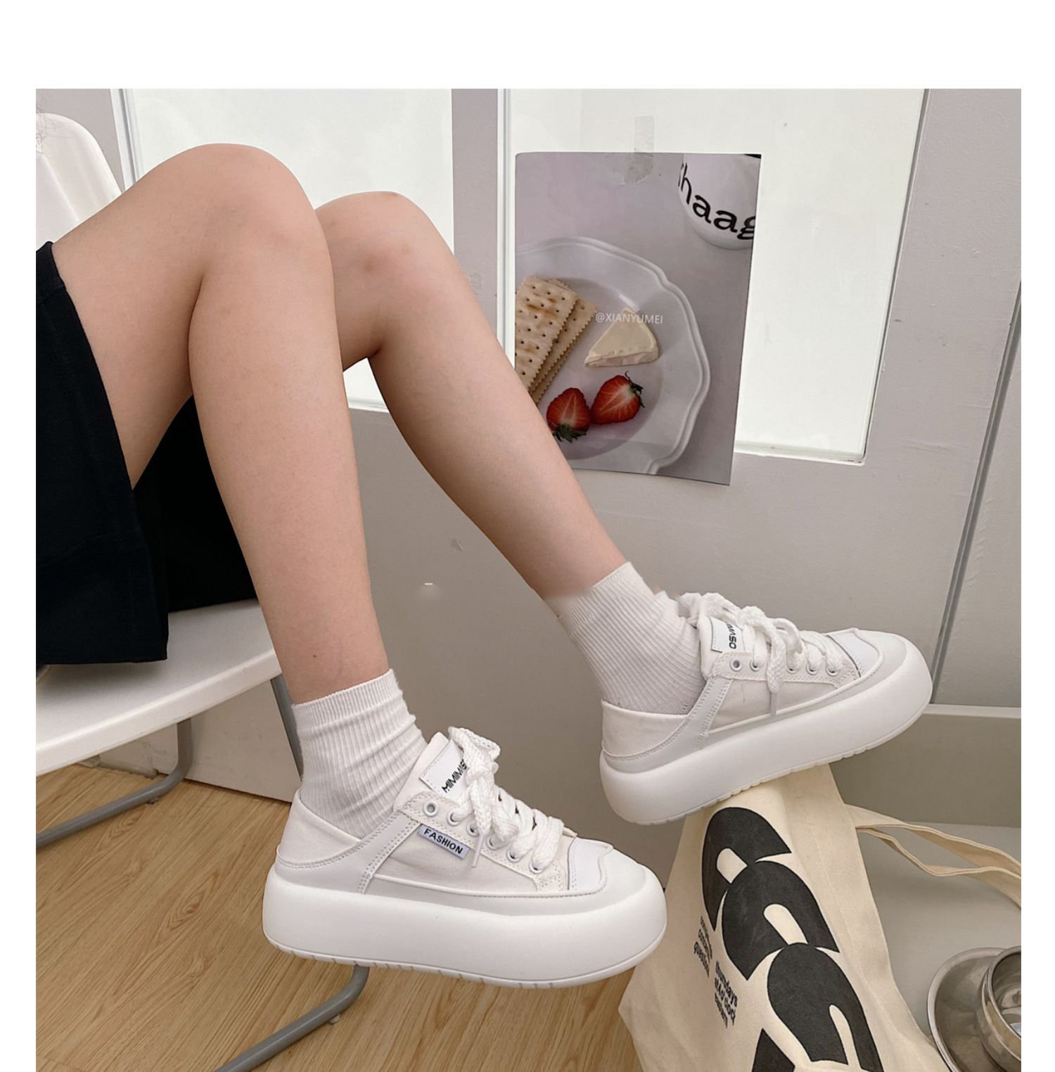 Giày Bánh Mì Đế Dày 5cm Mẫu Mới 2022 - ℂ𝔸𝕄𝕊𝕋𝕆ℝ𝔼